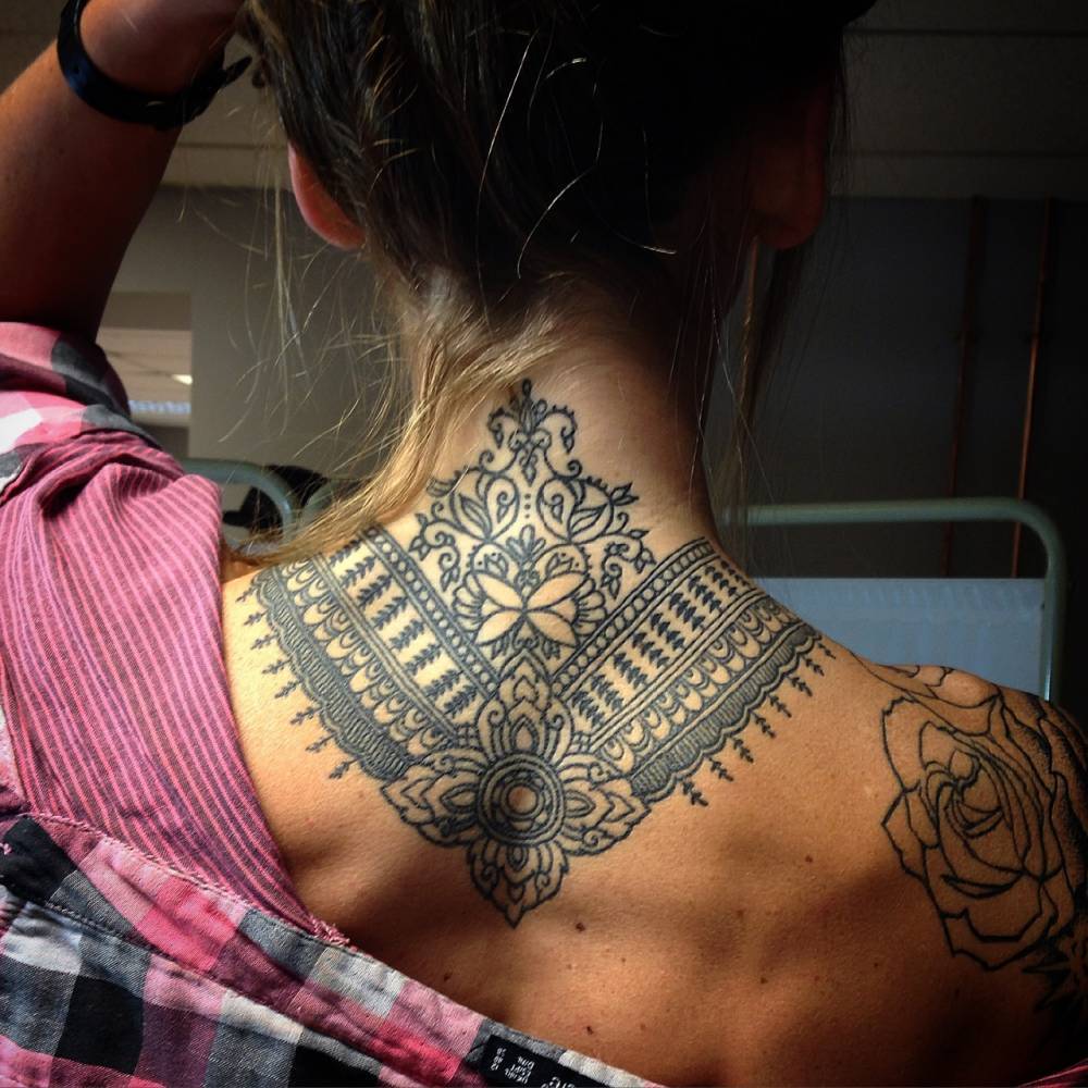 Tattoo uploaded by Diego Suarez  Ornamental Spine tattoo  Tattoodo