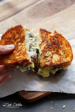 foodffs:  SPINACH AND RICOTTA GRILLED CHEESEReally nice recipes. Every hour.Show me what you cooked!