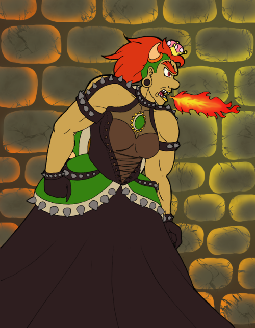 BowsetteMy idea of Bowsette is less “Peach as Bowser” and more “Bowser as a buff monster princess.” 