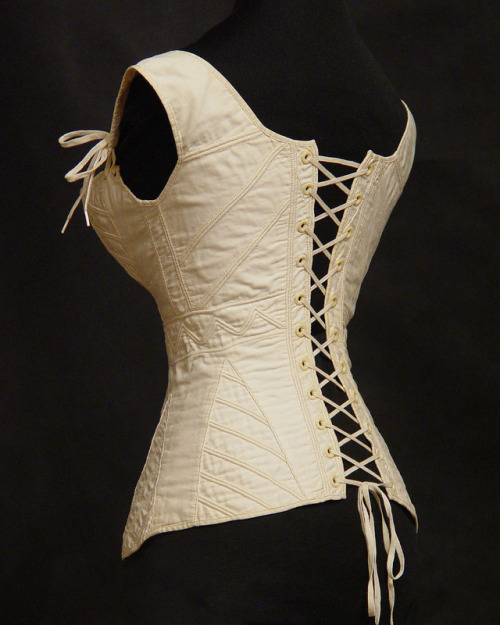 1820s cotton corsetFrom the collection of Anton Priymak, St. Petersburg, Russia.Find out more about 