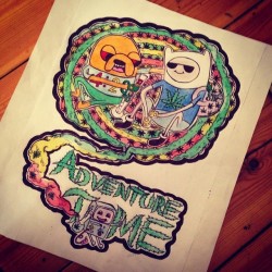 spliffsworld420:  Adventure Time (2), done.🍁🔥🎨