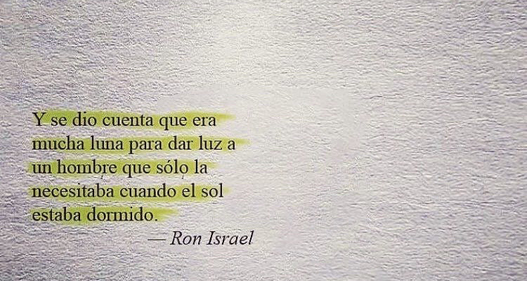 el-chico-que-nadie-ve:— Ron Israel. 