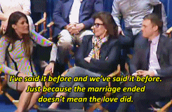 lizard-on-ice:  “How was it working together after divorce?”       