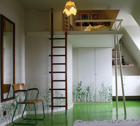 wildink:  dreamrooms:  Loft Beds  Dear Colleges, Take note 