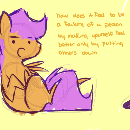 itsthatscootaloo:  dont worry its just unconscious!!   xp Pfffft