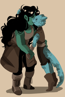 margarethours:Taz Lady Week day 2: I am a huge sucker for height differences and I love these two