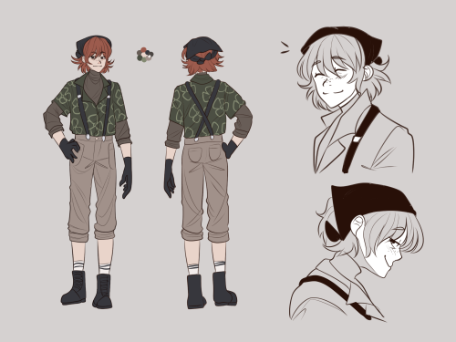 gods-at-gunpoint: Final designs for Hitomu Kawajiri (ult physician) and Itsuki Nakatsuka (ult floris