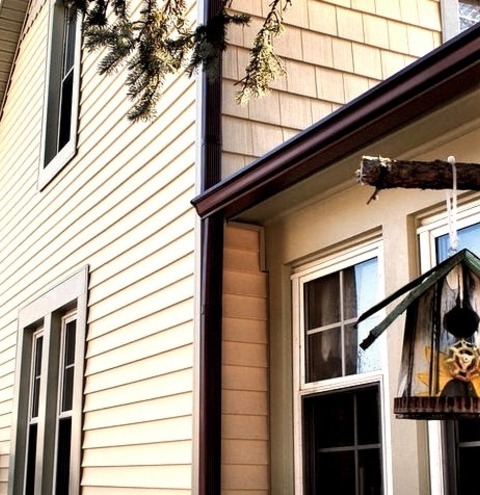 New York VinylIdea For A Two-story, Mid-sized Rural Vinyl Home
