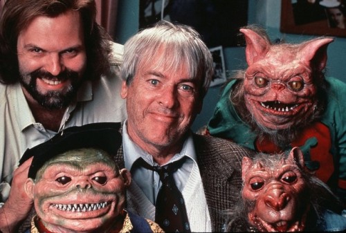 Kevin McCarthy on the set of Ghoulies III; Ghoulies Go To College