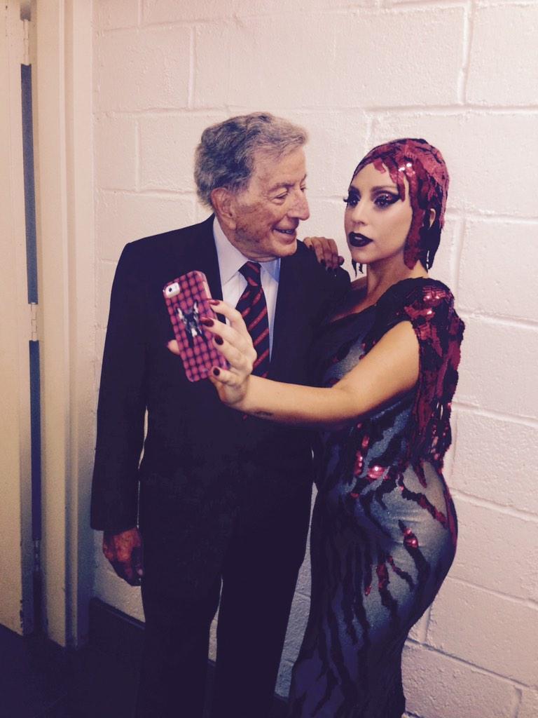  @ladygaga: Ready to perform on The Colbert Report @StephenAtHome !!! WERE SO
