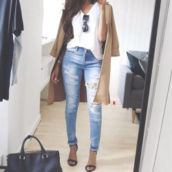 fashionsensexoxo:   Coat - HERE  Top - HERE