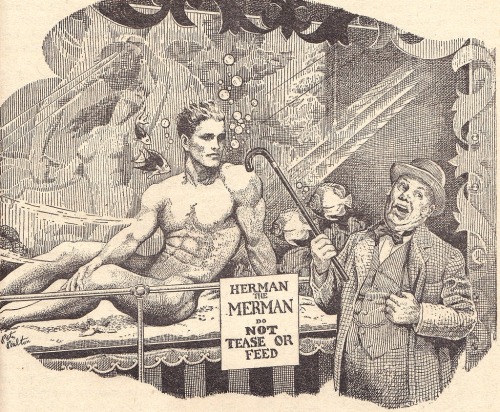 petrito: monsieurlabette:  Fantastic Story Magazine / Illustration 5 (by micky the pixel)  DO NOT TEASE OR FEED!  @coldtofire