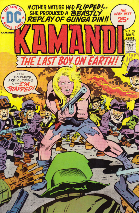 Porn photo Kamandi No. 27 (DC Comics, 1975). Cover art