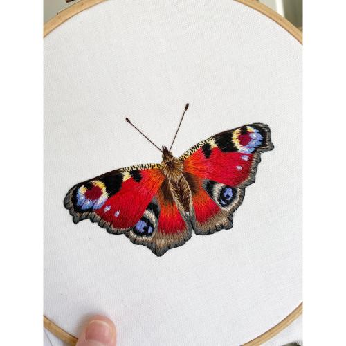 Peacock butterfly, my grandads favourite ☺️ byFlamingoCrumpets