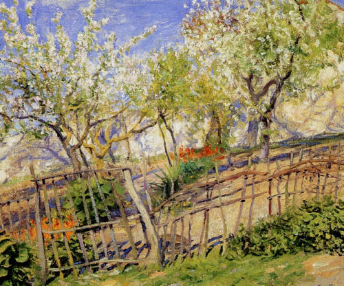 Blossoms and Wallflowers, Guy RoseMedium: oil,canvas