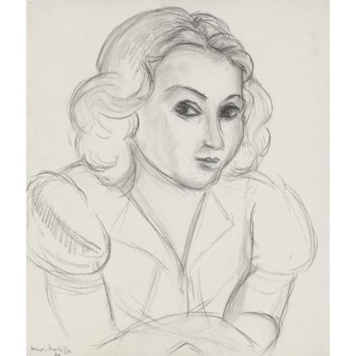 Nézy (Grand figure)  -  Henri Matisse  1940Made of Charcoal on paper