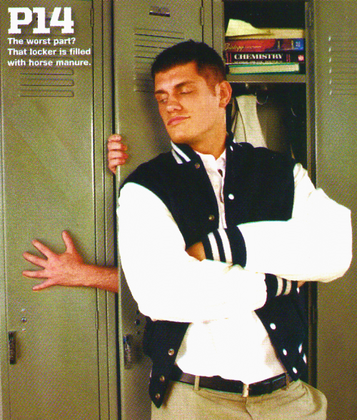 Porn Pics crossing-rhodes:  Cody Rhodes in WWE Mags.