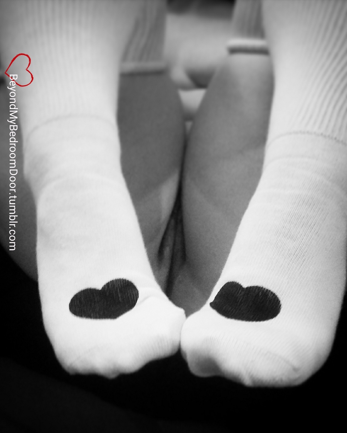 beyondmybedroomdoor:  My socks 💋 ❤️   http://BeyondMyBedroomDoor.tumblr.com