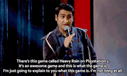 literalforklift:  “The next day the son is kidnapped by a serial killer. ์ I paid!” -Kumail Nanjiani   @dommebadwolff23 holy shit a parenting videogame