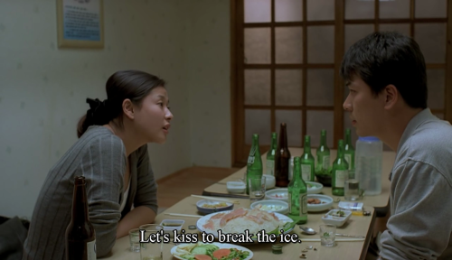 365filmsbyauroranocte:  On the Occasion of Remembering the Turning Gate (Hong Sang-soo, 2002)   my favorite kind of an ice-breaker 