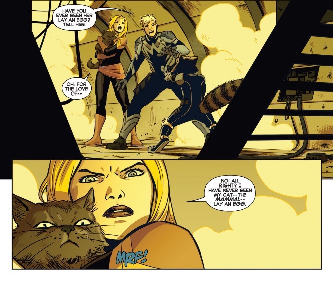 funnypages:  Chewie vs. Rocket Captain Marvel #2 