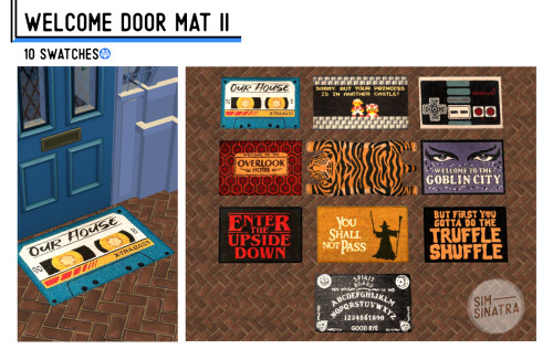 WELCOME DOOR MAT II10 swatches. Needs parenthood.Download without ads ↓Mediafire    &