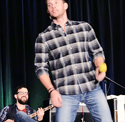 jaredandjensen: “Don’t play that again ‘cause if it happens, I don’t know that this will not happen.” [x]