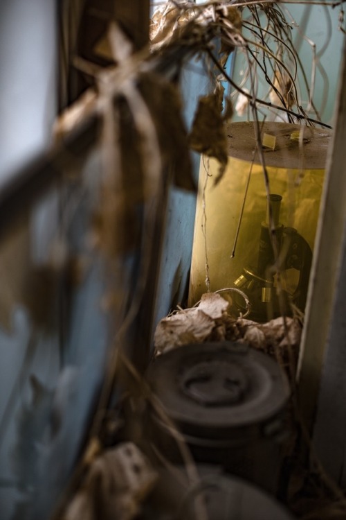 Abandoned clinic with a beautiful operating room.