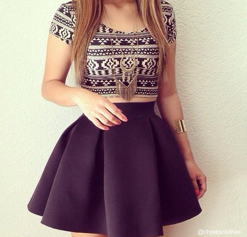 Cute crop top dresses