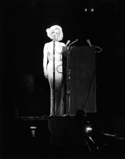 Design by Jean Louis of the dress worn by Marilyn Monroe to a Democratic fundraiser and 45th birthda