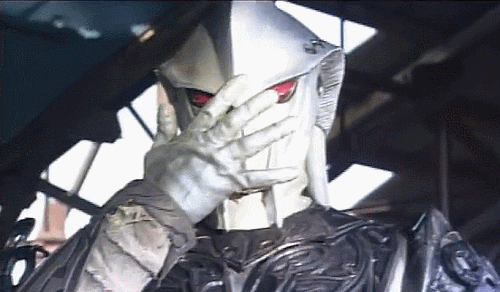 よりぬき切迫するヒーローたち ヒーローやられ 仮面ライダークウガが未確認生命体が吐くイカ墨の餌食に