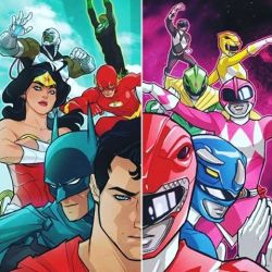 Huh&hellip;&hellip;&hellip;&hellip;&hellip;so this is going to be a thing starting next year. Not the weirdest comic book crossover I&rsquo;ve  seen, just the most out of left field.  #powerrangers #justiceleague #justiceleaguepowerrangers