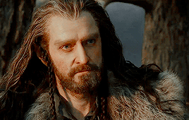 bagginhsield:thorin + staring at bilbo  ♥