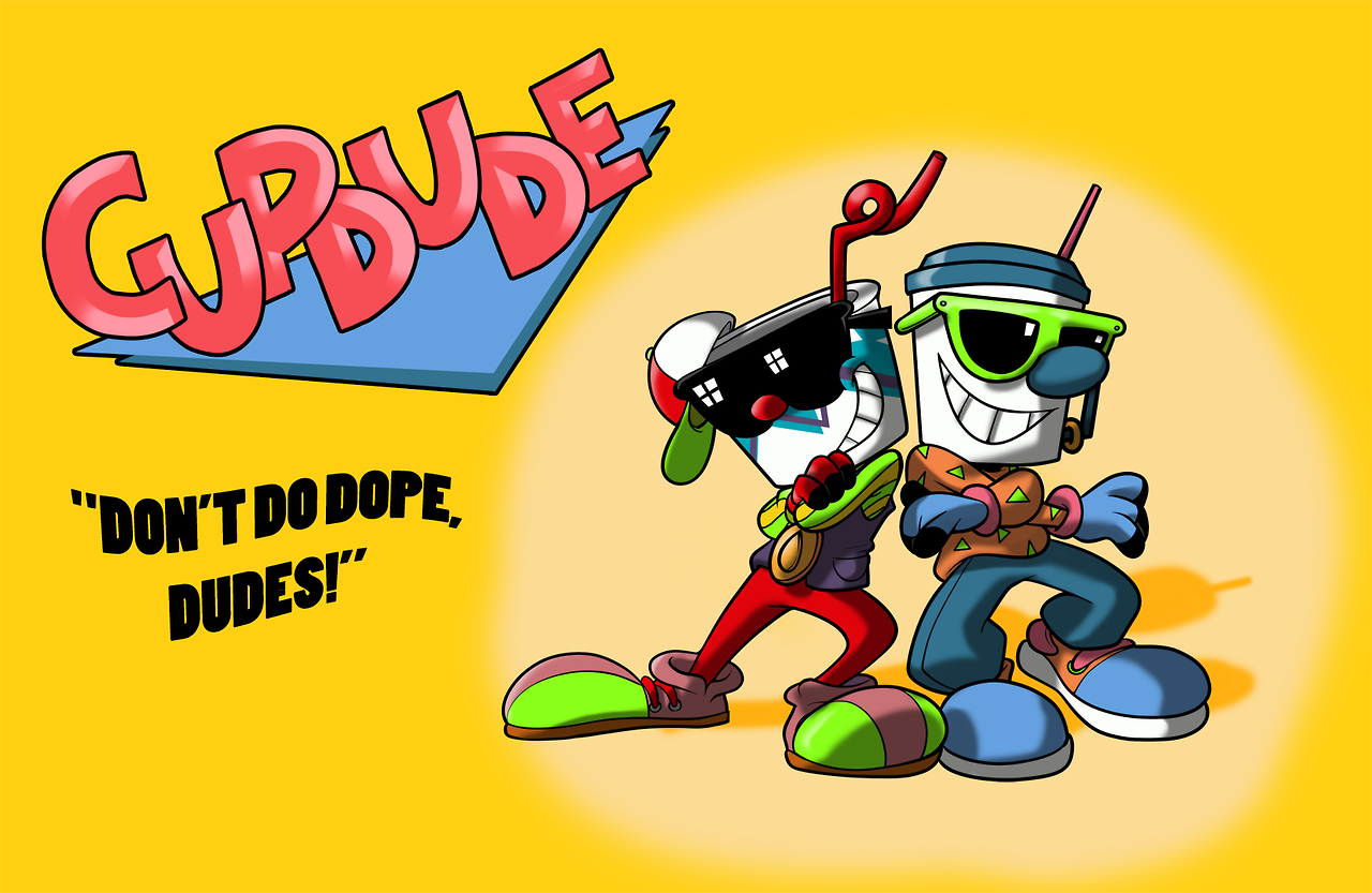 hesjayrich: avengedog:  Cupdude and his pal Mugbro are about to shoot some hoops