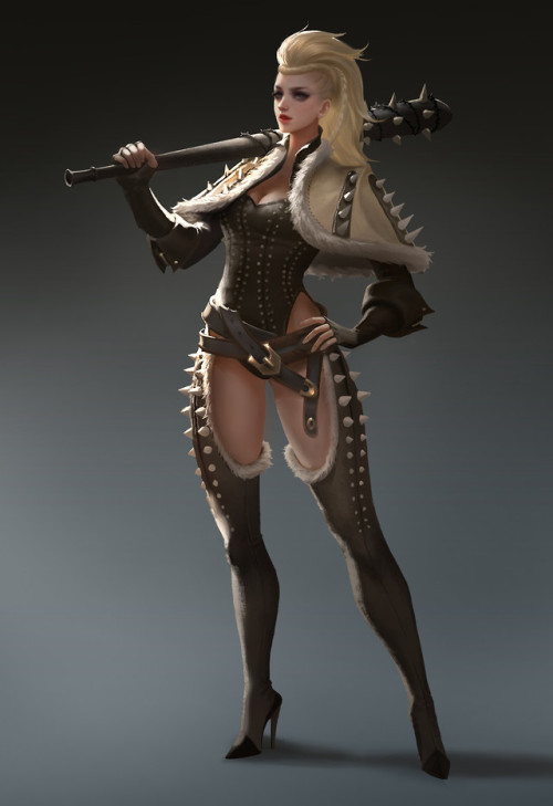 female warrior jilly liu https://www.artstation.com/artwork/oOKoE4