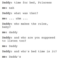 daddyslittleflowerx:  Daddy’s bedtime hehe🙈