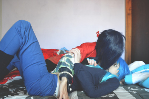 Aoba Seragaki & Koujaku - Dramatical MurderCosplayers: Kaya Terachi & Kyohei Niimura