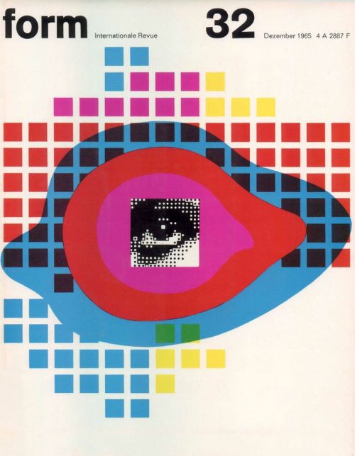 Karl Oskar Blase, cover artwork for german design magazine form, 1965. © Verlag form
