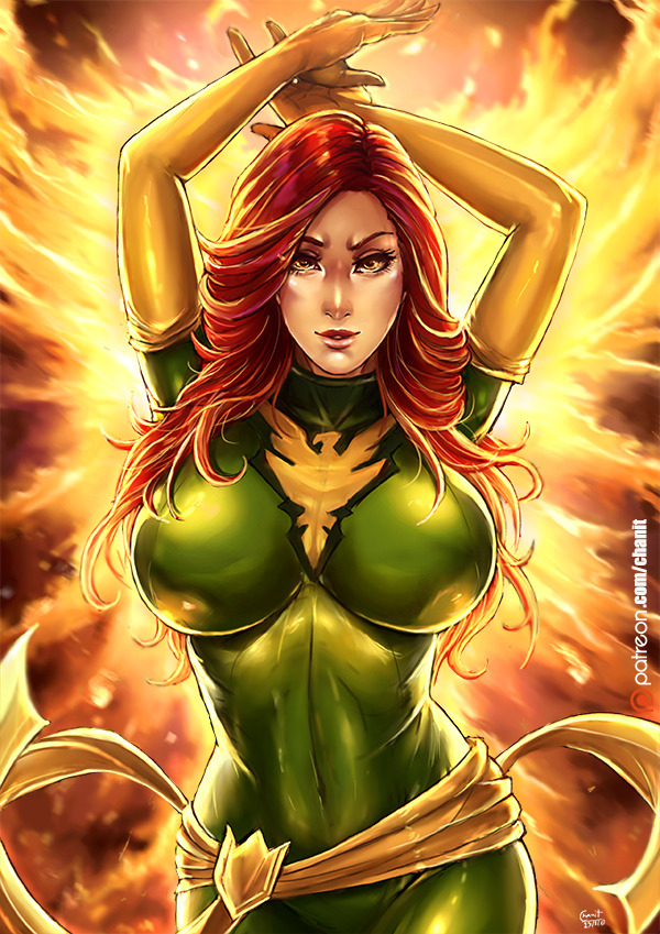 kachimahan:  back to work more for marvel babe stuff ♥ Character : Jean Grey /