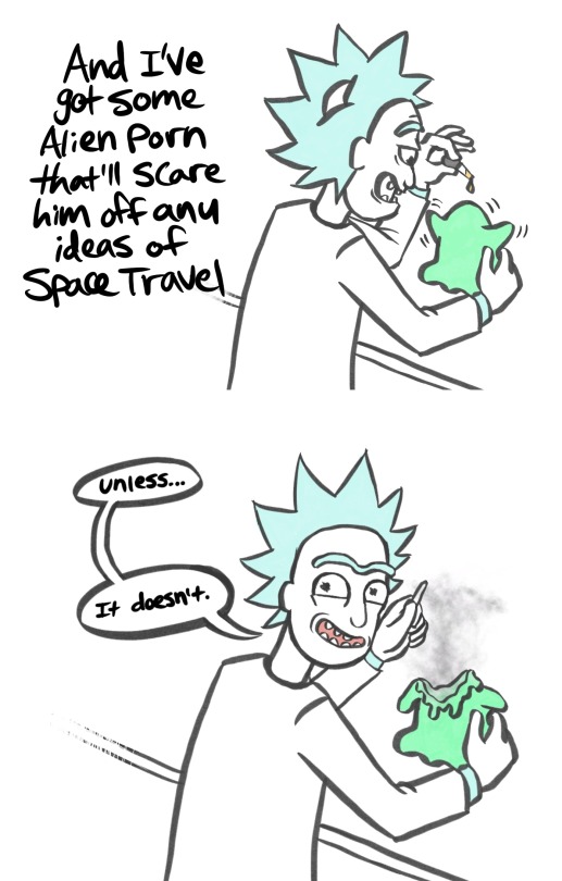 A Fun Sciencey Set Up For An AU I've Been Kicking Around For A While. It's Basically Just A Gravity Falls/Invader
