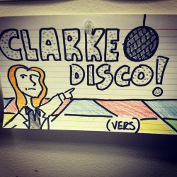 DAY FORTY. The aforementioned Clarke Disco.