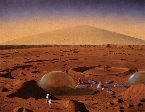 magictransistor:  Chesley Bonestell (1888 – 1986)