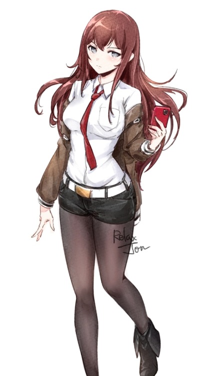 ★ 【RelaxJon】 「 牧瀬紅莉栖 」 ☆ ⊳ makise kurisu // steins;gate ✔ republished w/permission ⊳ ⊳ follow me on 