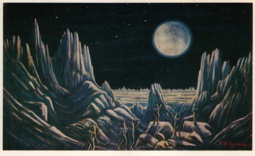 70sscifiart:  Alien landscapes by Russian adult photos
