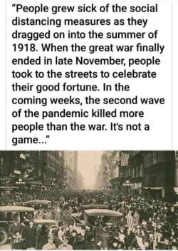 deanirae:runcibility:psychicsmurf:Not but seriously though, read about the Philadelphia Parade in 1918: When the Fourth Liberty Loan Drive parade stepped off on September 28, some 200,000 people jammed Broad Street, cheering wildly as the line of marchers