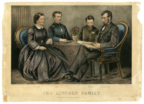 President Lincoln /& Family Circle,Abraham Lincoln,Mary Todd,Children HistoricalFindings Photo