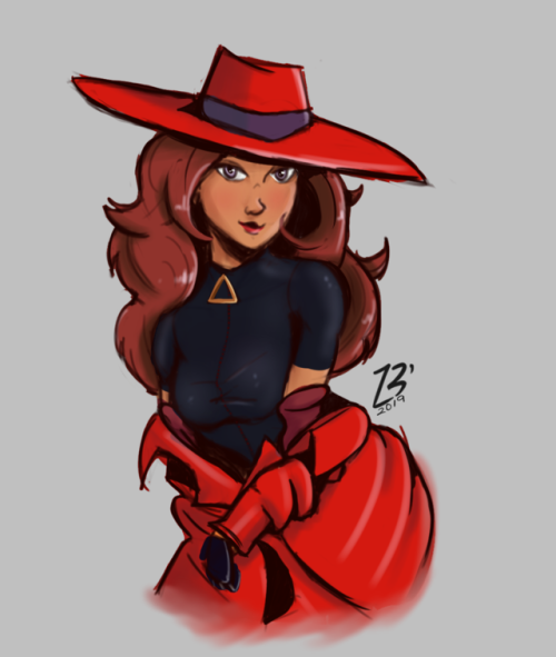 A cute Carmen SanDiego. Nice show over there tho. I also put the Tumblr version here but the NFSW is