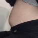stuffingbelly:Before and after 2 liters of milk 😱