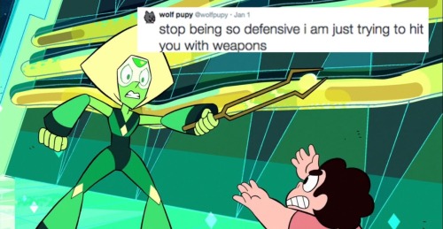 maroon-666:  yes i have shitposted again wolf pupy tweets x steven universe bonus: 