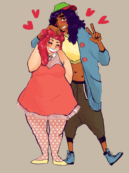 lottie and emoryIDK I JUST WANTED TO DRAW SOME GIRLFRIENDS